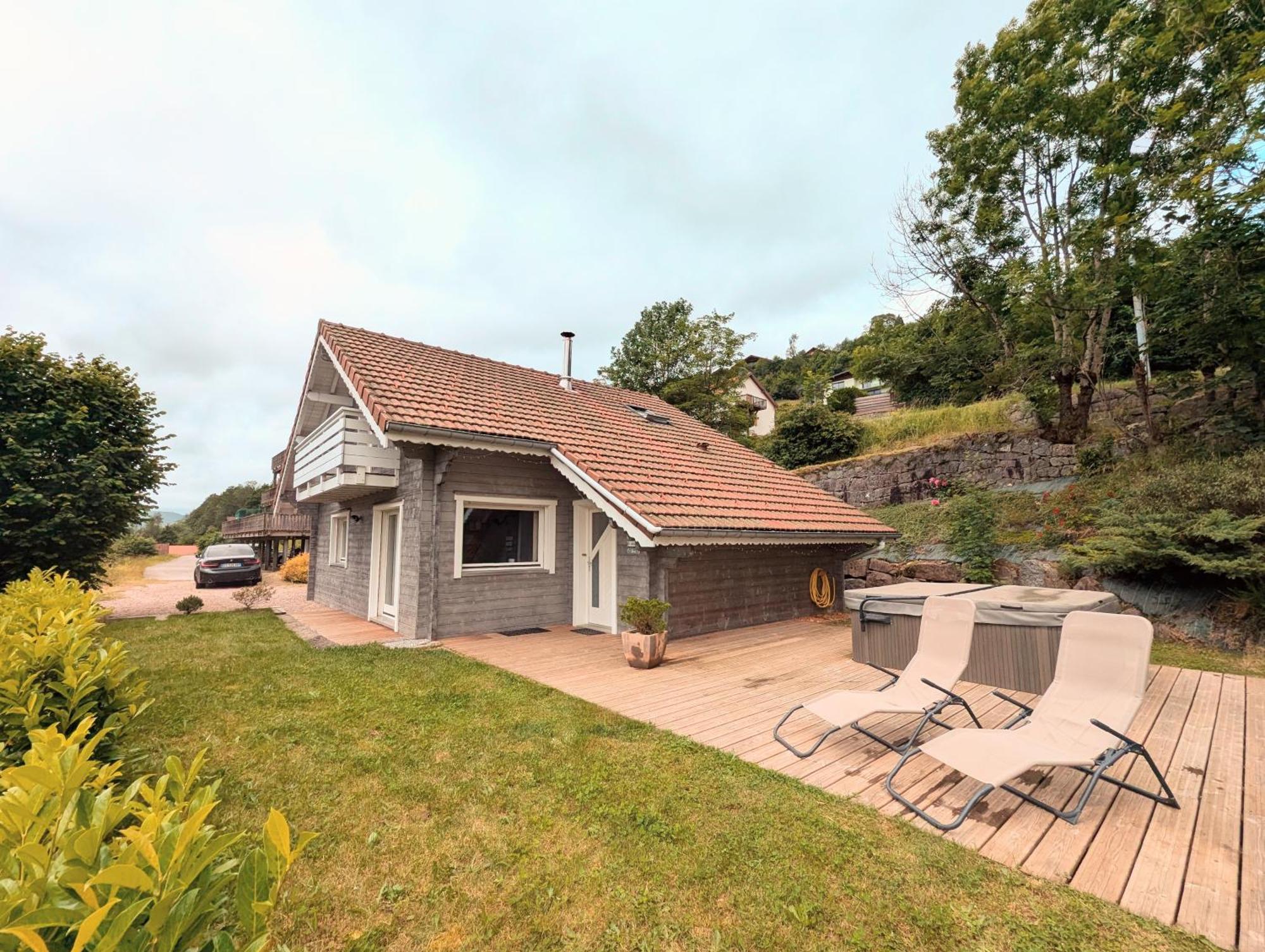 Chalet Sauna Jacuzzi 6 Personnes La Bresse Exteriér fotografie