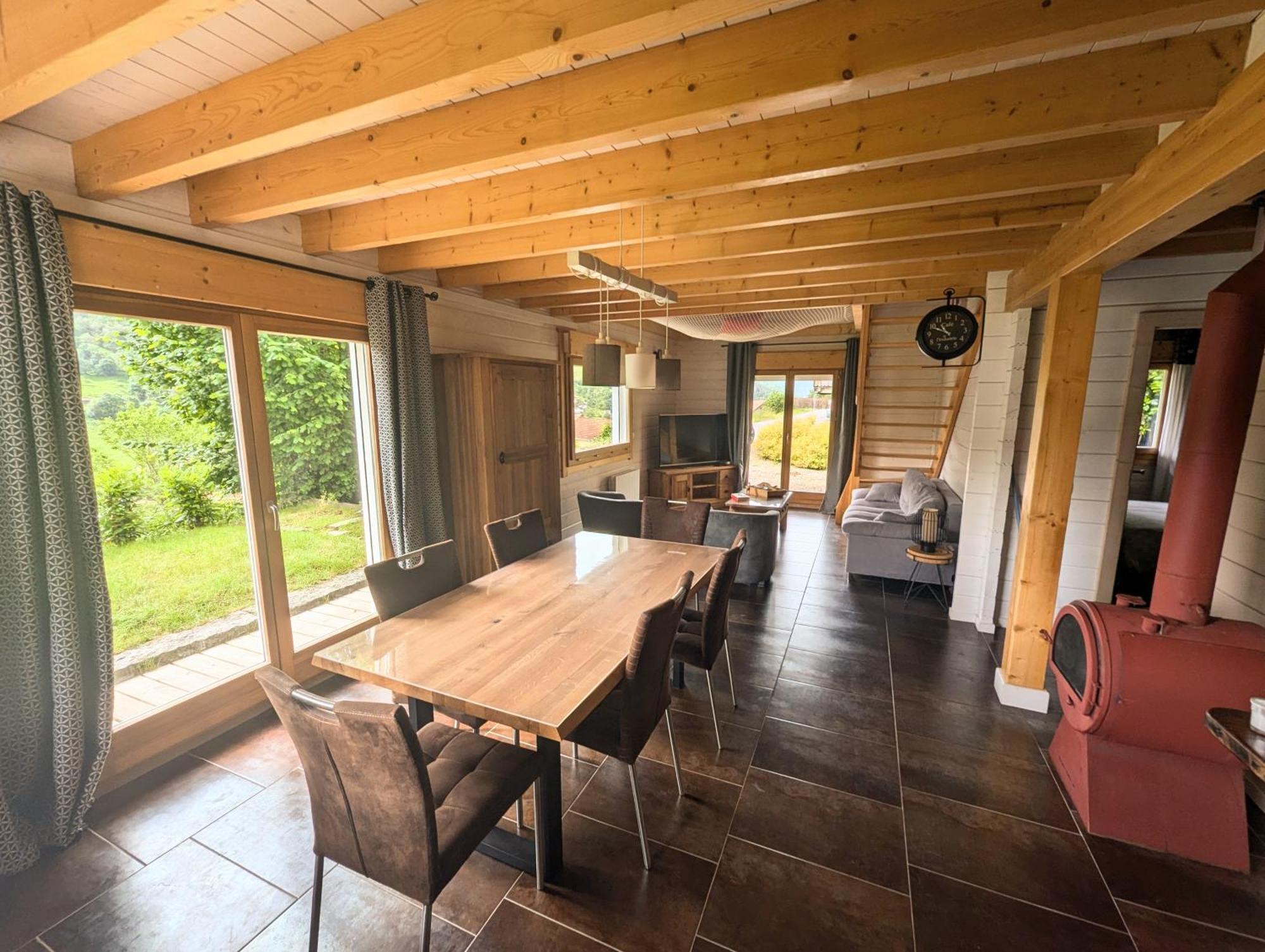 Chalet Sauna Jacuzzi 6 Personnes La Bresse Exteriér fotografie