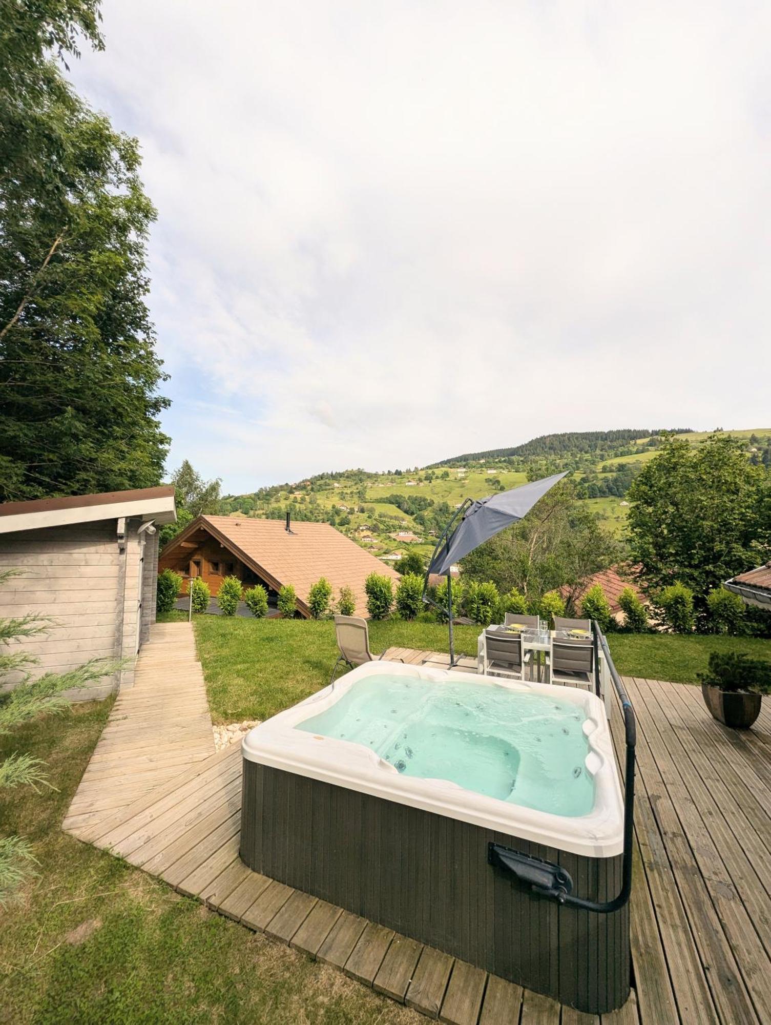 Chalet Sauna Jacuzzi 6 Personnes La Bresse Exteriér fotografie