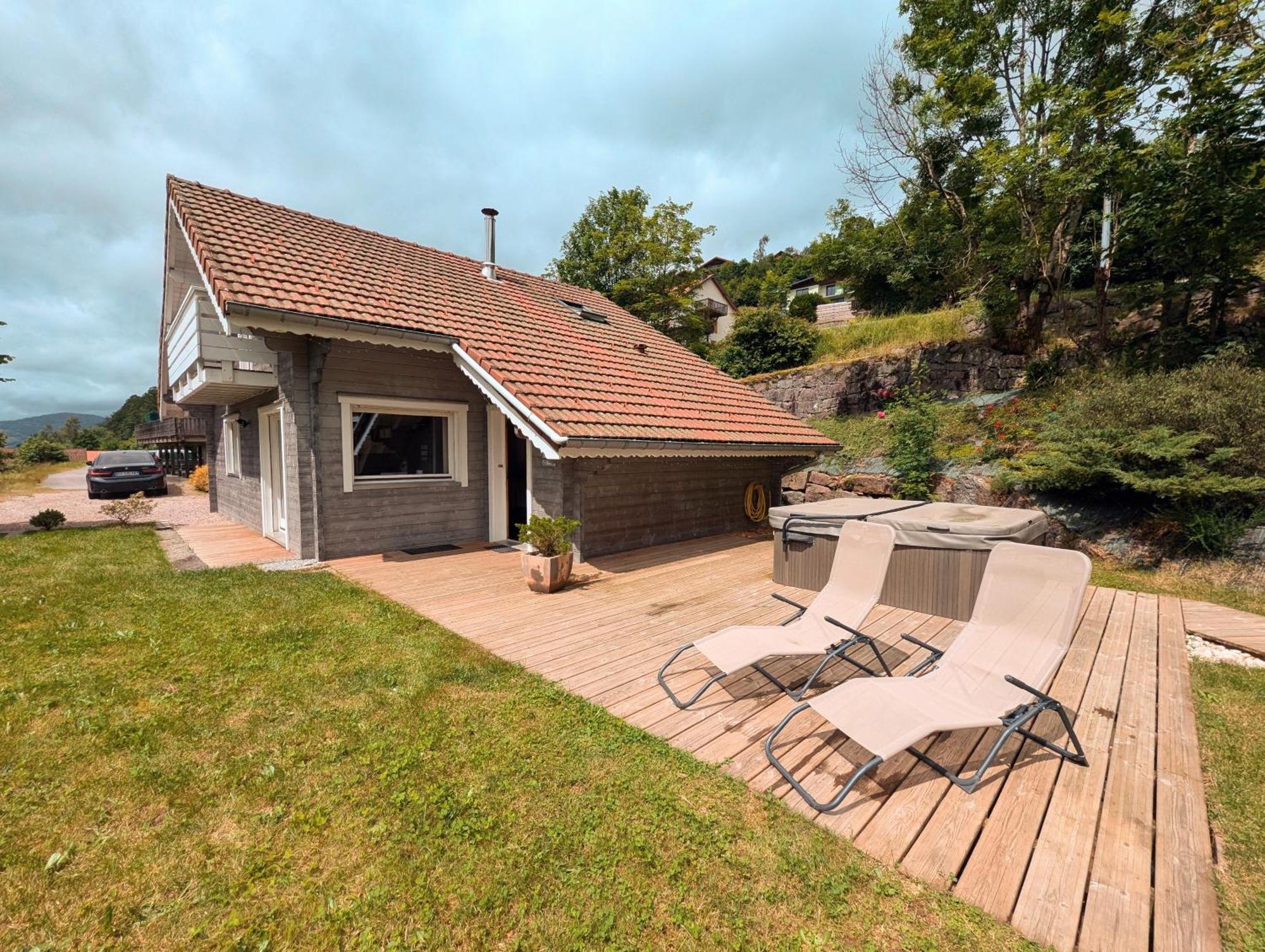 Chalet Sauna Jacuzzi 6 Personnes La Bresse Exteriér fotografie