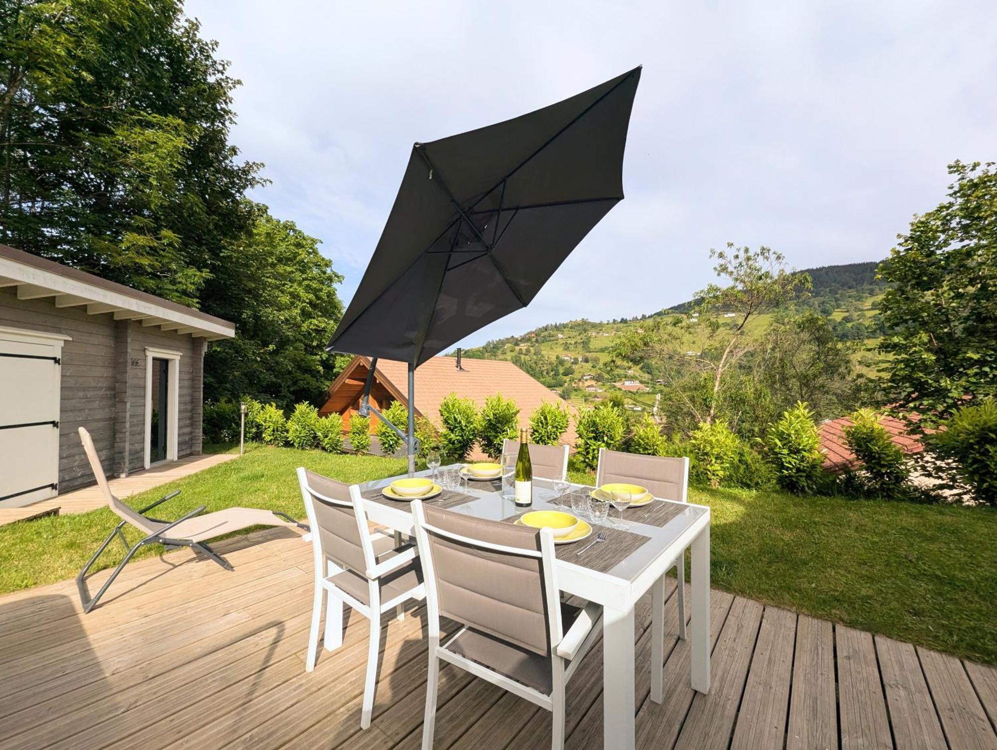 Chalet Sauna Jacuzzi 6 Personnes La Bresse Exteriér fotografie